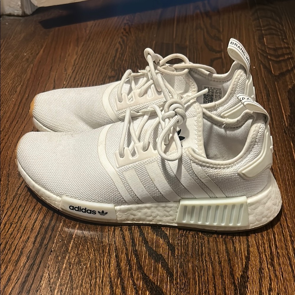 Adidas NMD R1 White Sneakers